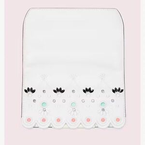 Kate Spade Make It Mine Jeweled Scalloped Flap